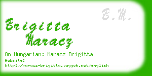 brigitta maracz business card